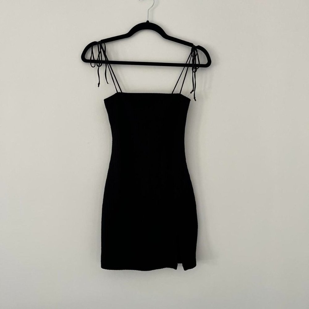motel verso tie shoulder mini dress